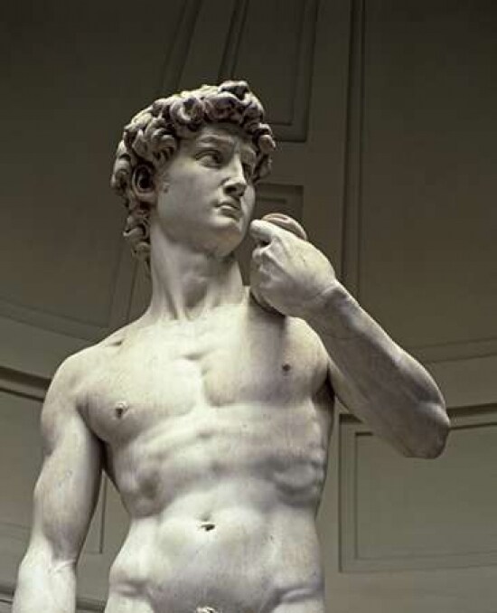 David - Detail II Poster Print by Michelangelo - Item # VARPDX282514