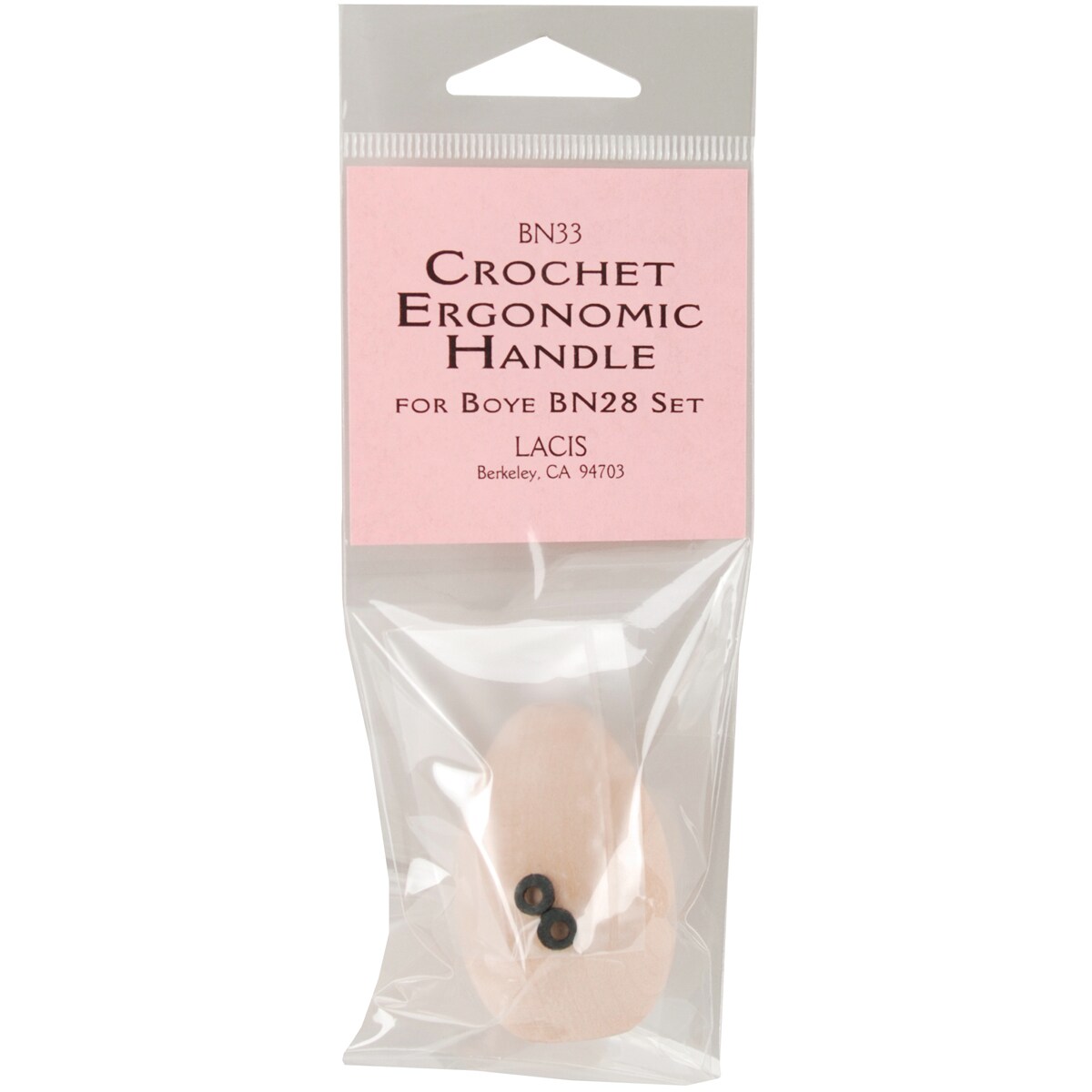 Lacis Ergonomic Handle To Fit Over Crochet Hooks-
