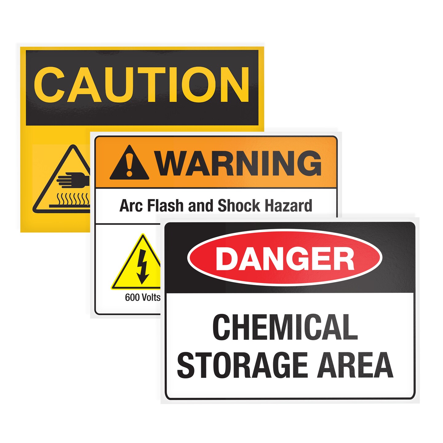 Avery Removable Label Safety Signs, 5" x 7", Printable, Water/Chemical Resistant, 30 Labels (61511)