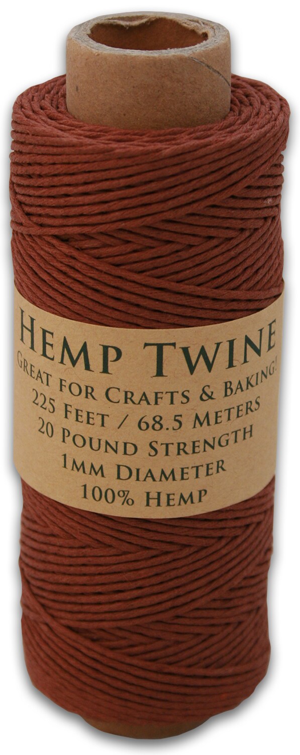 Hemptopia, Hemp Twine Spool, 225ft, All Natural, Multiple Colors