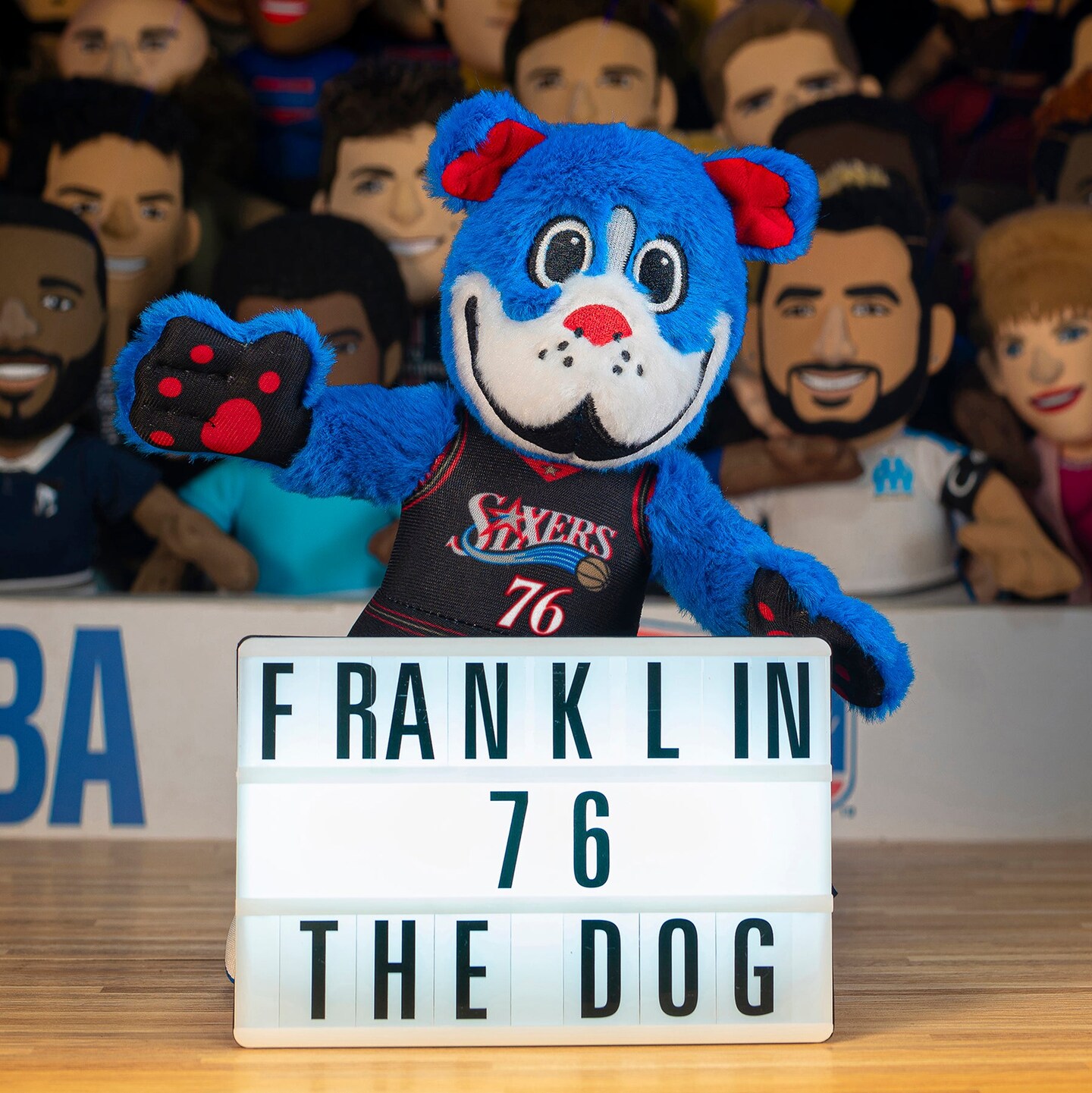 Bleacher Creatures Philadelphia 76ers Franklin Hardwood Classics