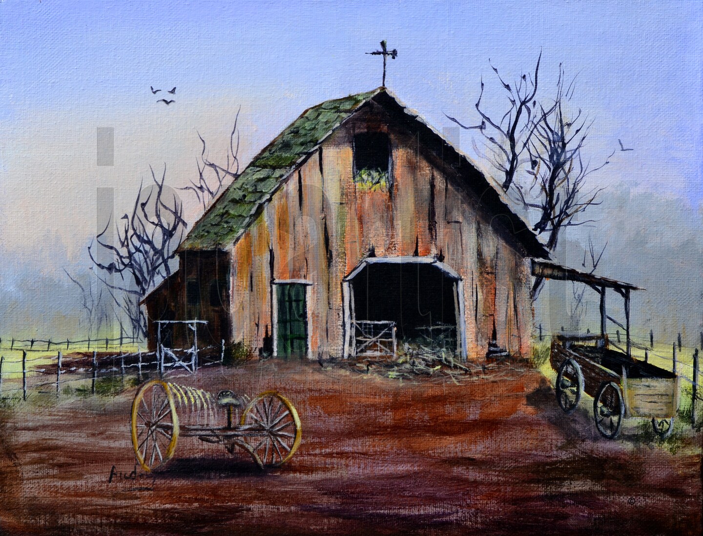 Special top bundle Oil Painting barn