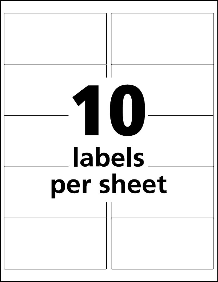 Avery UltraDuty GHS Chemical Labels for Pigment Inkjet Printers, Waterproof, UV Resistant, 2&#x22; x 4&#x22;, 500 Labels (60525)
