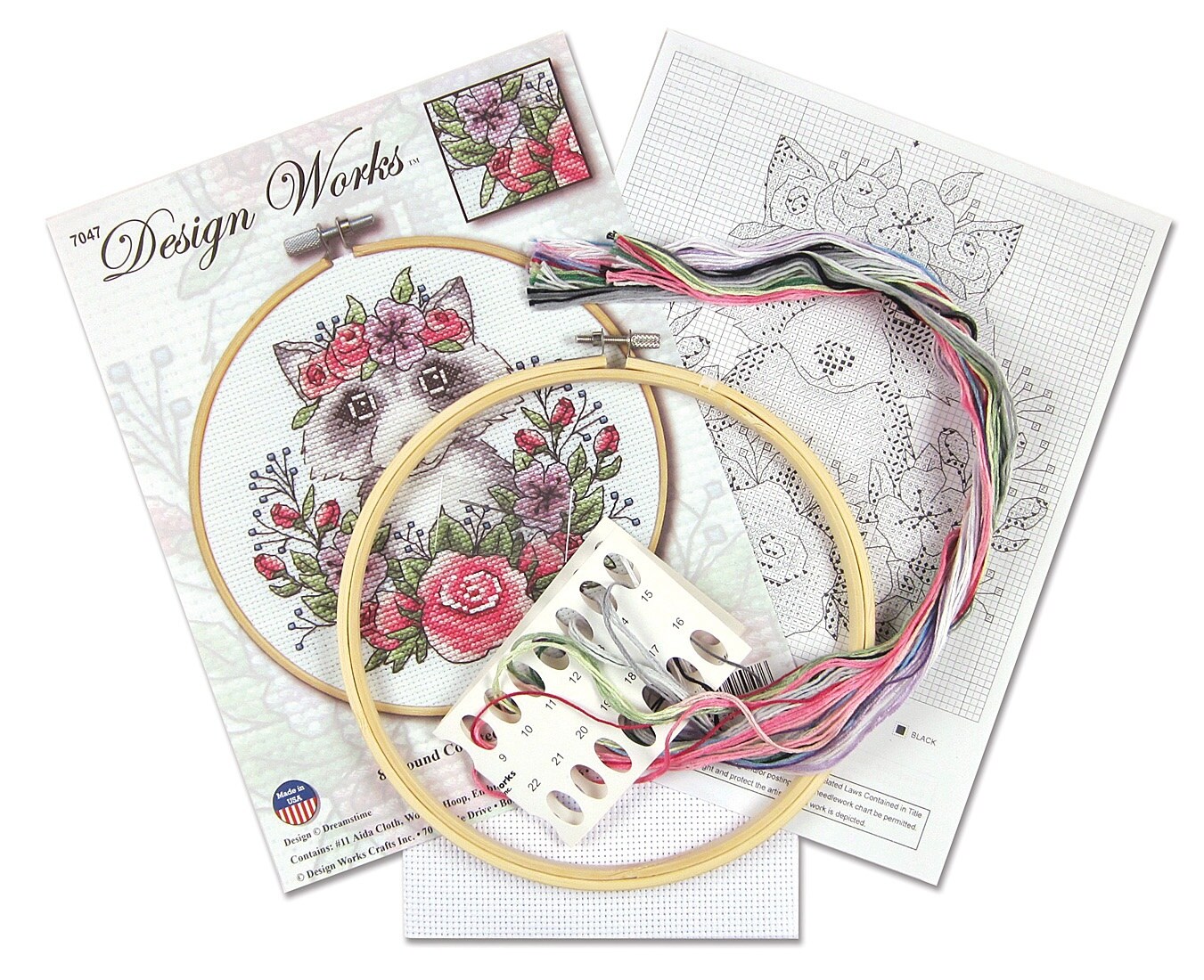 Design Works Counted Cross Stitch Kit 8" RoundRacoon (11 Count) Michaels