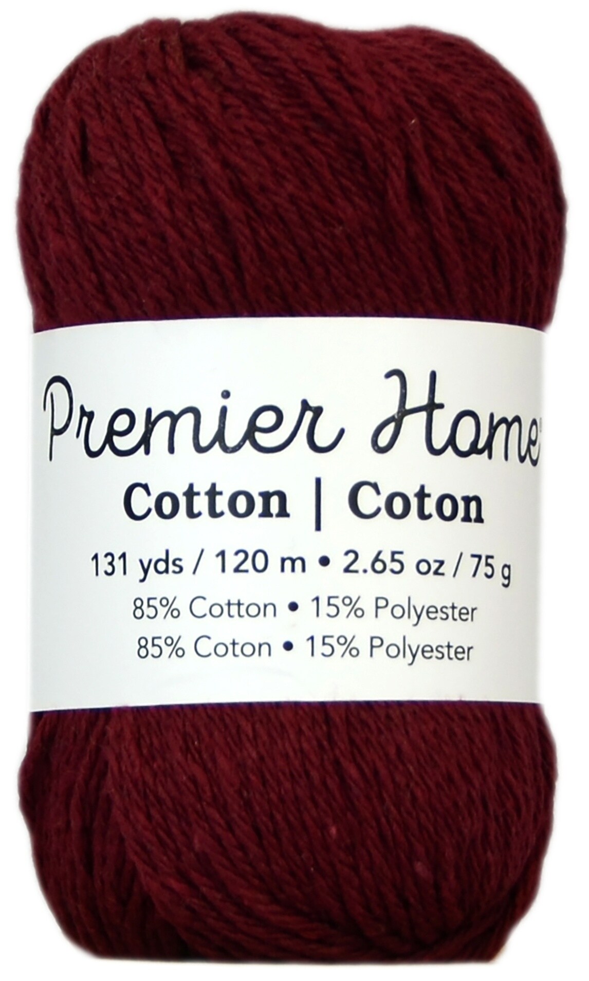 Premier Home Cotton Yarn-Burgundy