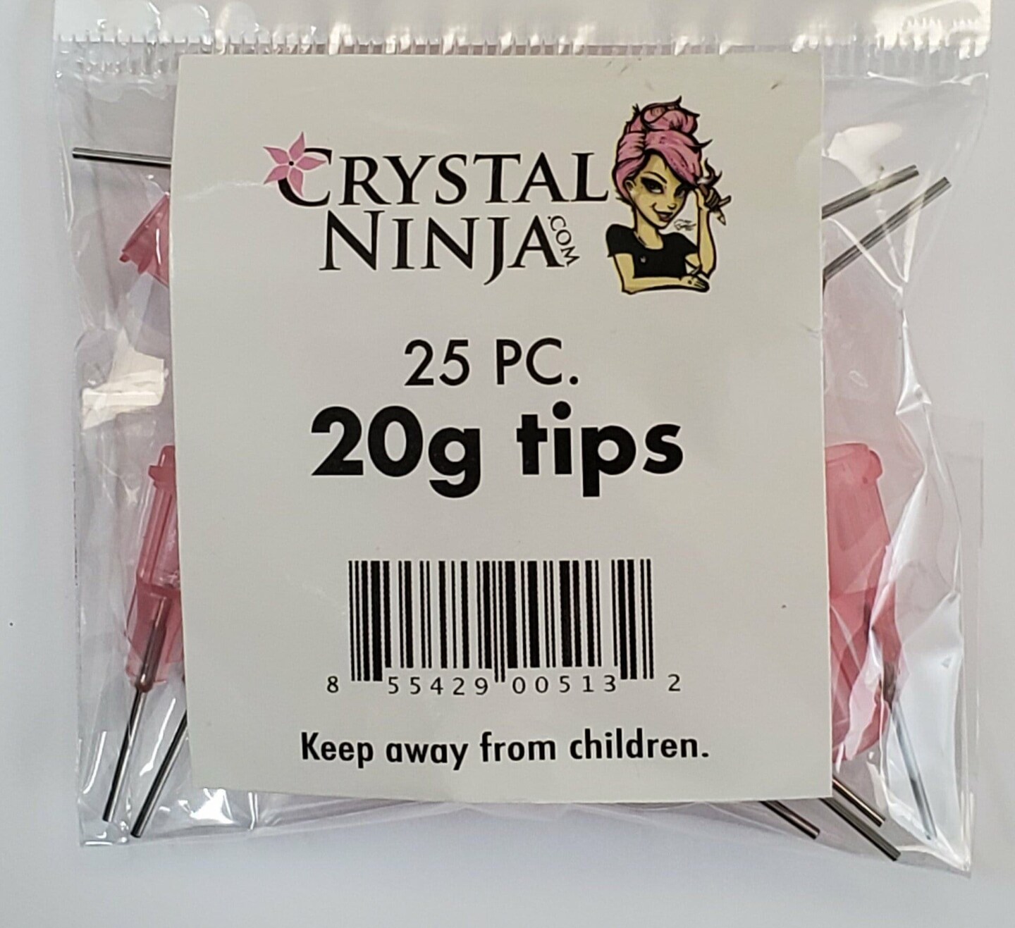 20g, 25pc  Syringe Tips