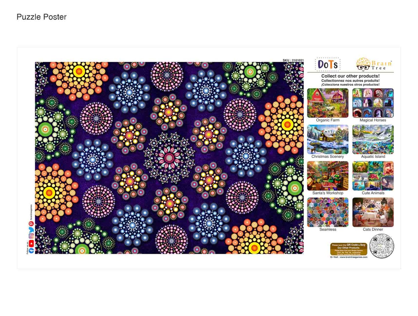Brain Tree - Dot Puzzles 1000 Piece