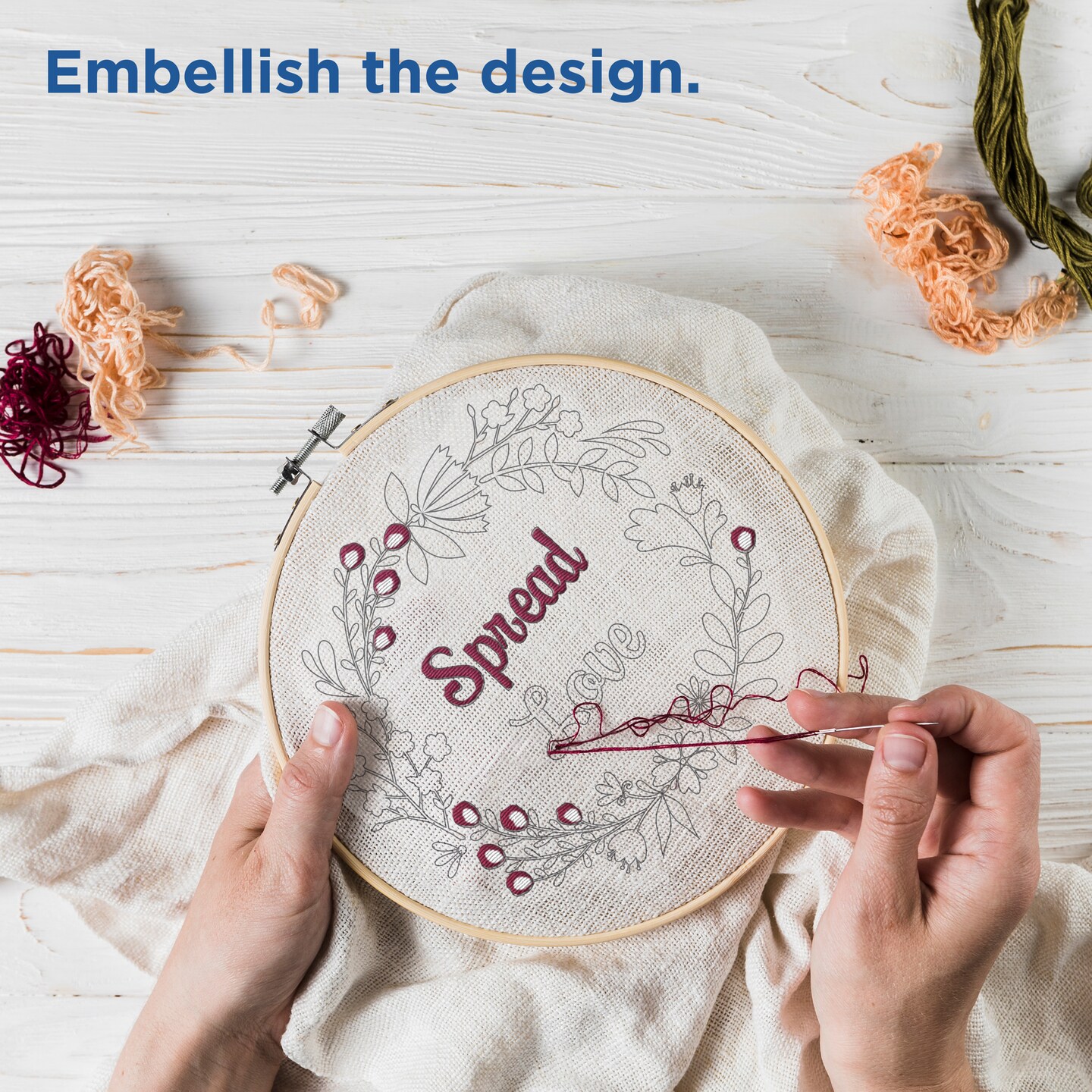 Printworks Vanishing Embroidery Transfers, 5 Sheets, 8.5 x 11 (00536)