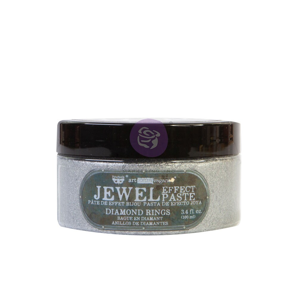 Prima Marketing Inc Art Extravagance - Jewel Texture Paste - Diamond Rings - 1 Jar, 100Ml (3.4 Fl Oz) 655350968748