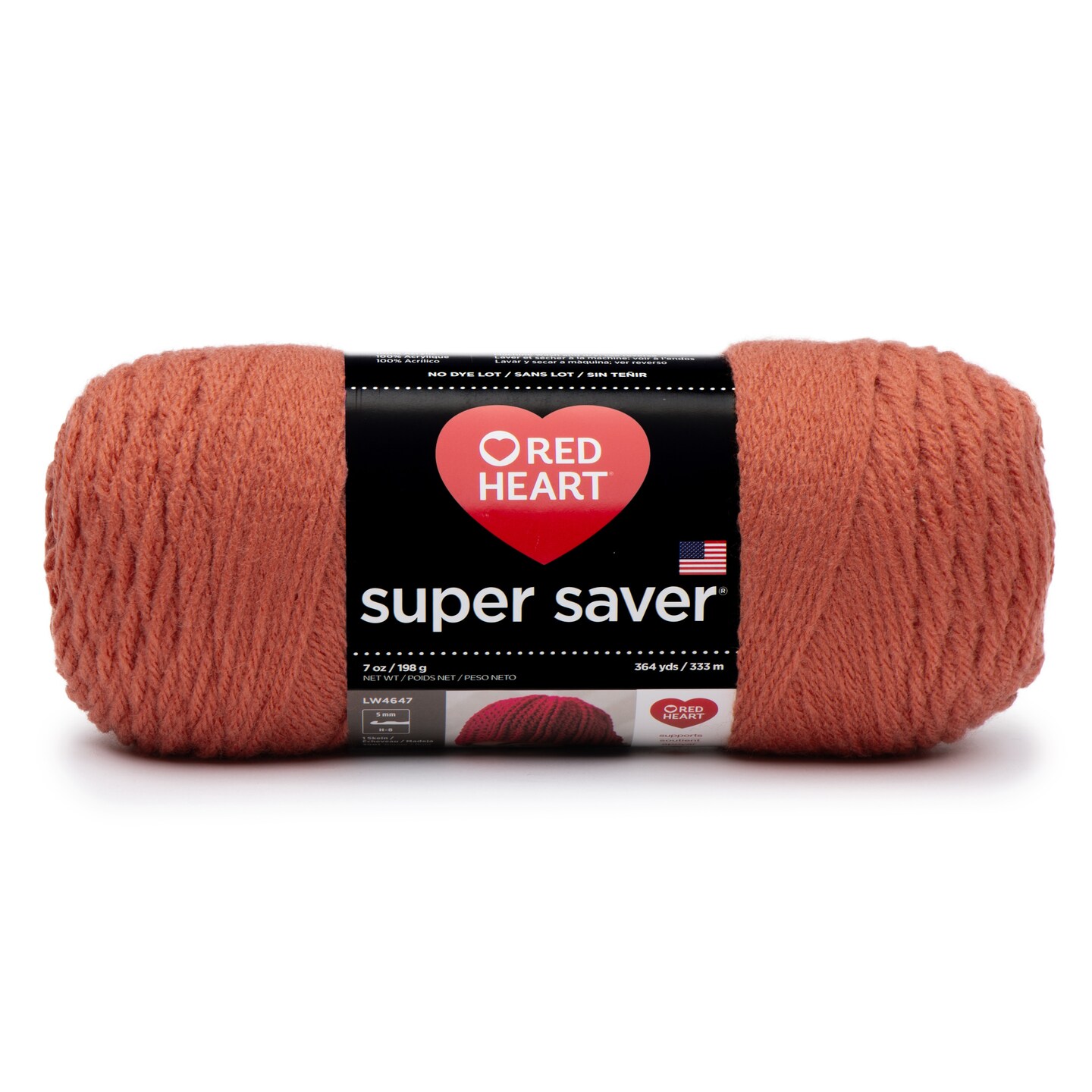 Red Heart Super Saver Yarn-Coral