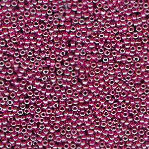 Miyuki 15/0 Round Seed Bead, 15-0425, Opaque Burgundy, 8 grams