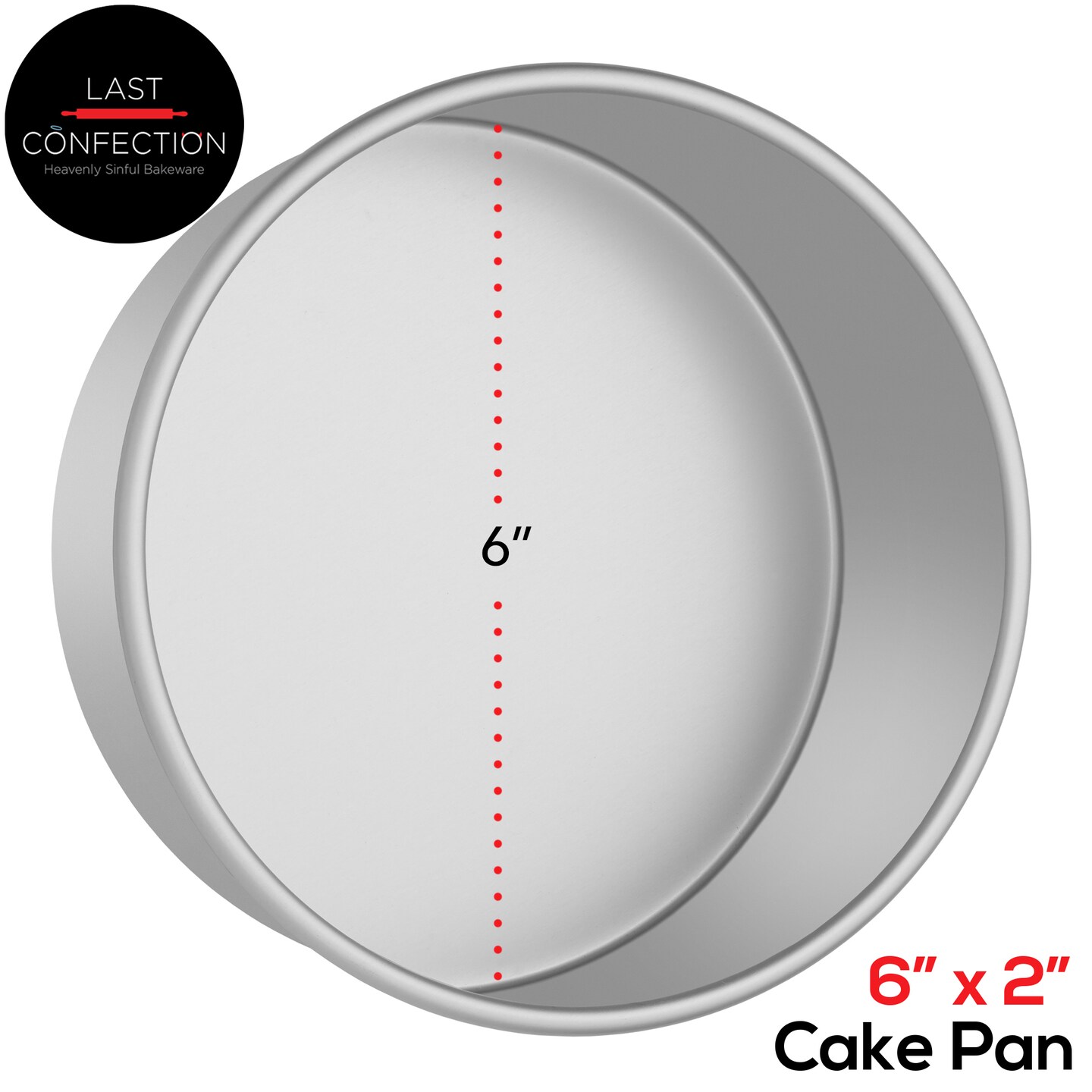 Last Confection Aluminum Round Cake Pans - Professional Bakeware