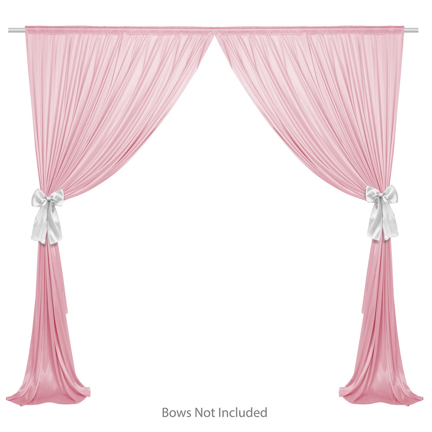 Lann's Linens (Set of 2) Photography Backdrop Curtains - Split Background for Wedding, Party or Photo Booth