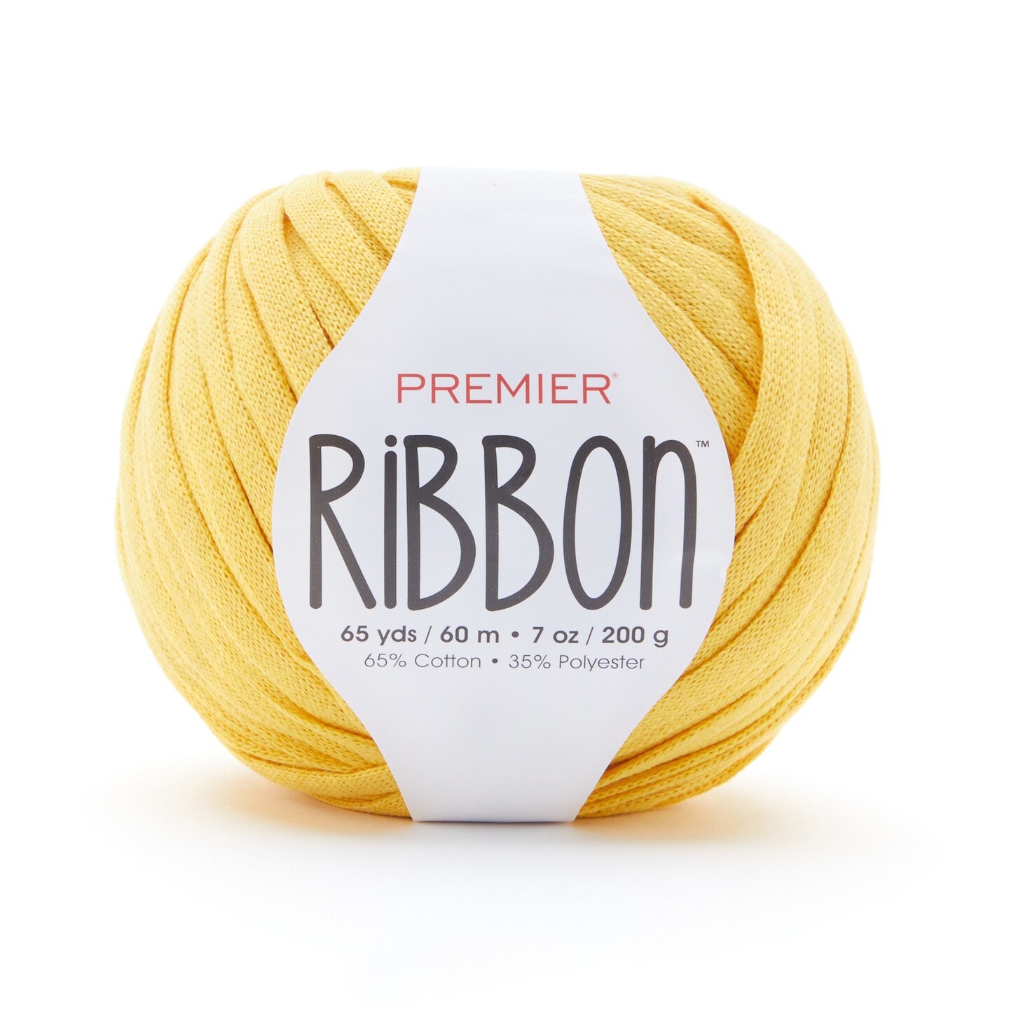 Gold Cotton Ribbon Yarn
