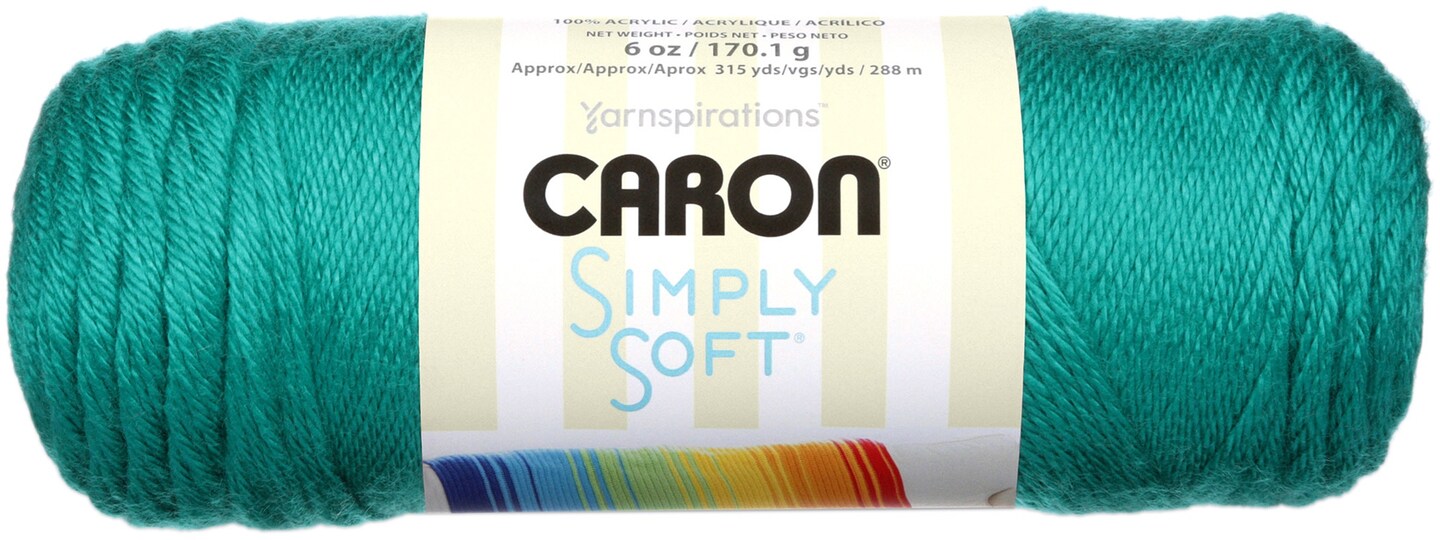 Caron Simply Soft Solids Yarn-Cool Green