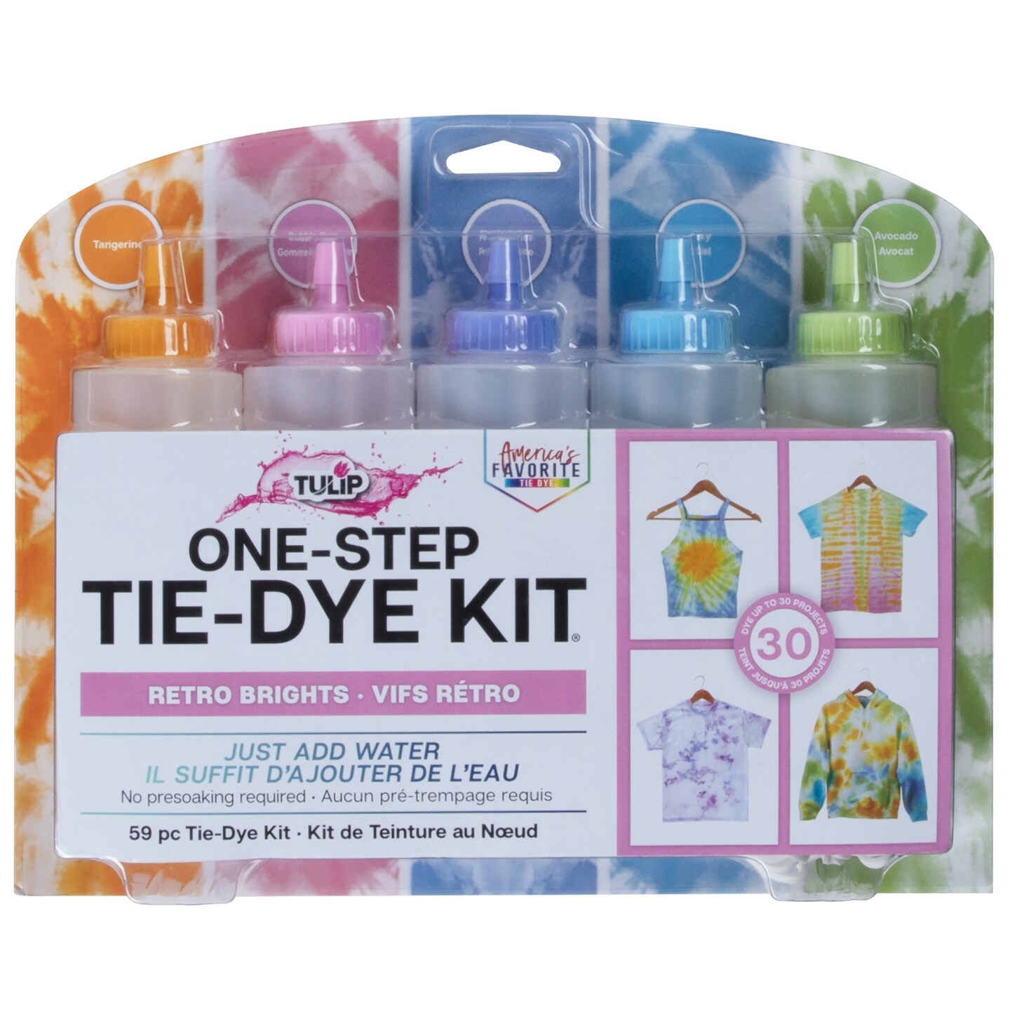 Tulip One-Step Tie-Dye Kit-Retro Brights