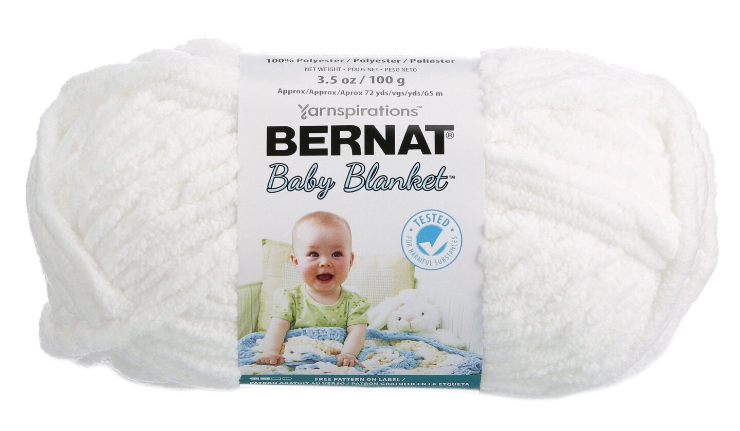 Bernat Baby Blanket Vanilla Yarn - 3 Pack of 100g/3.5oz - Polyester - 6  Super Bulky, 3 - Gerbes Super Markets