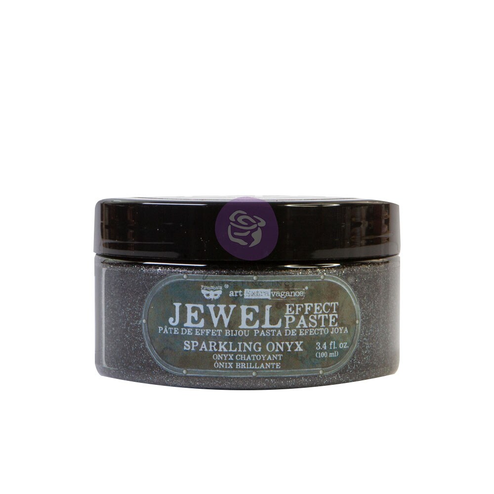 Prima Marketing Inc Art Extravagance - Jewel Texture Paste - Sparkling Onyx - 1 Jar, 100Ml (3.4 Fl Oz) 655350968793