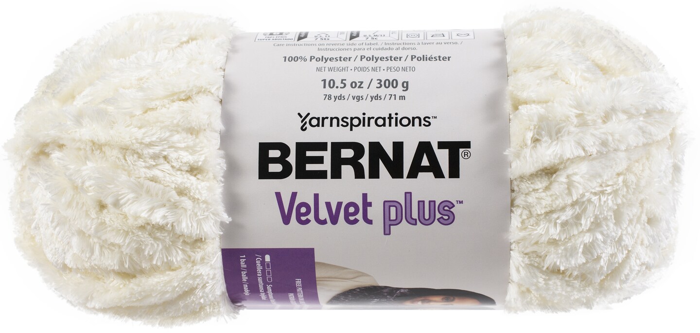 Bernat Velvet Plus Yarn Cream Michaels