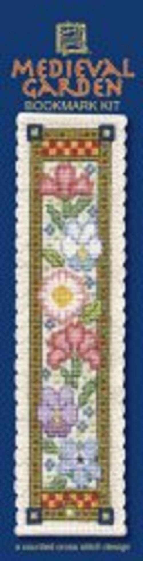 Textile Heritage Medieval Garden Bookmark - Cross Stitch Kit