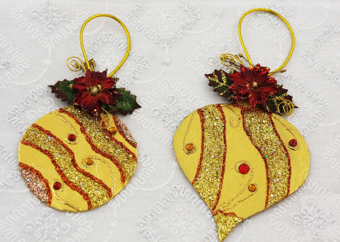 Prima Marketing Inc Hol Lts Scbk Orn Gold Luster 655350534059