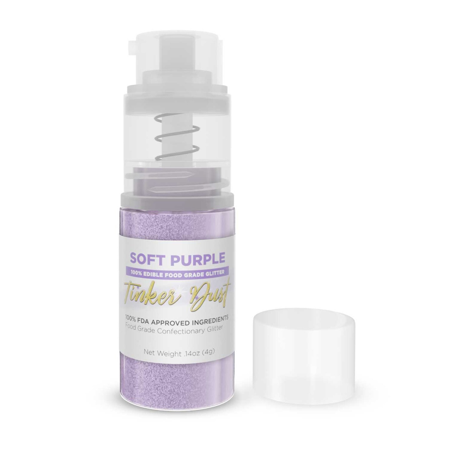 Soft Purple Edible Glitter Spray Edible Powder Dust Spray Glitter for