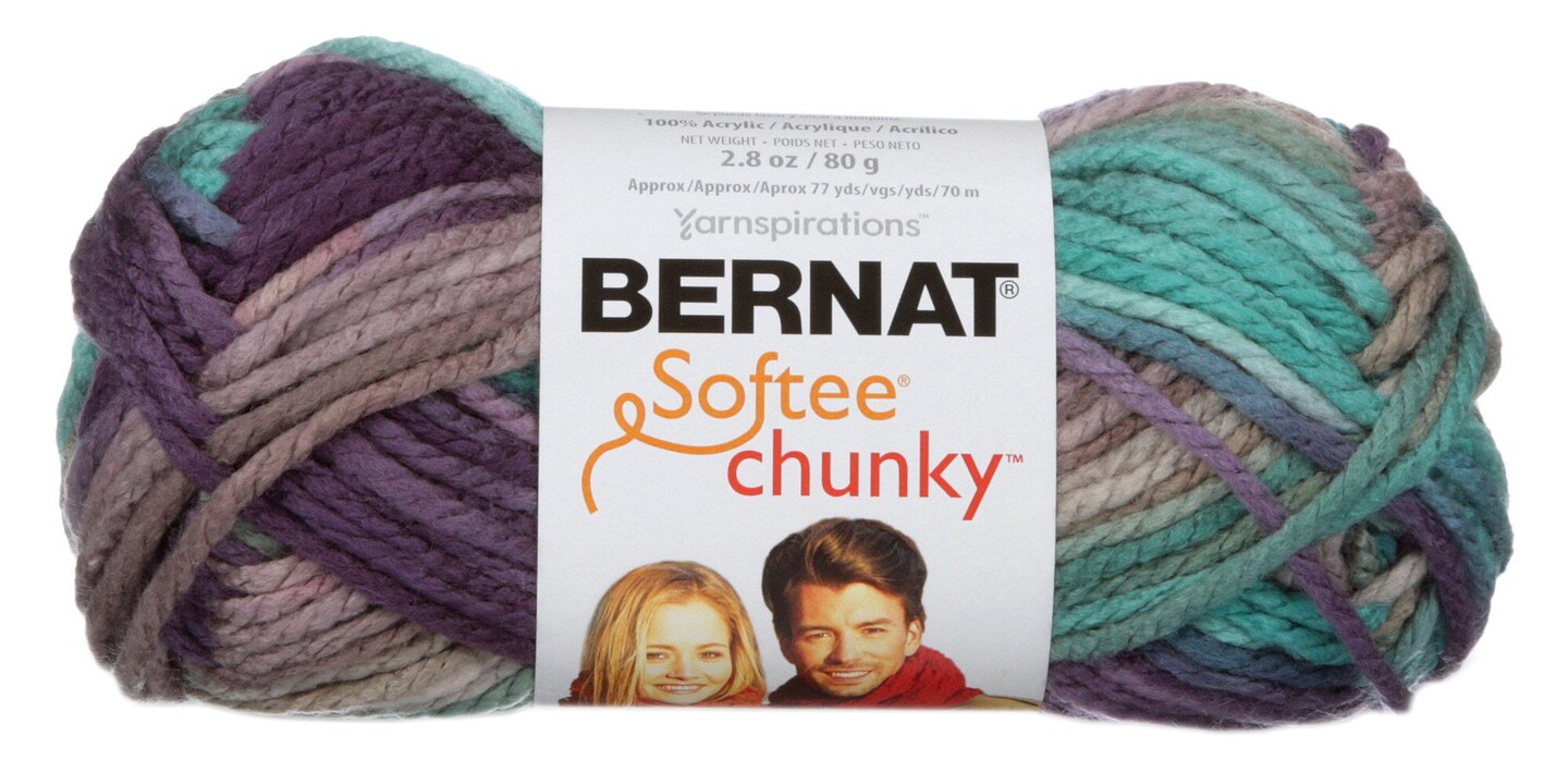 Bernat Softee Chunky Ombre Yarn-Shadow