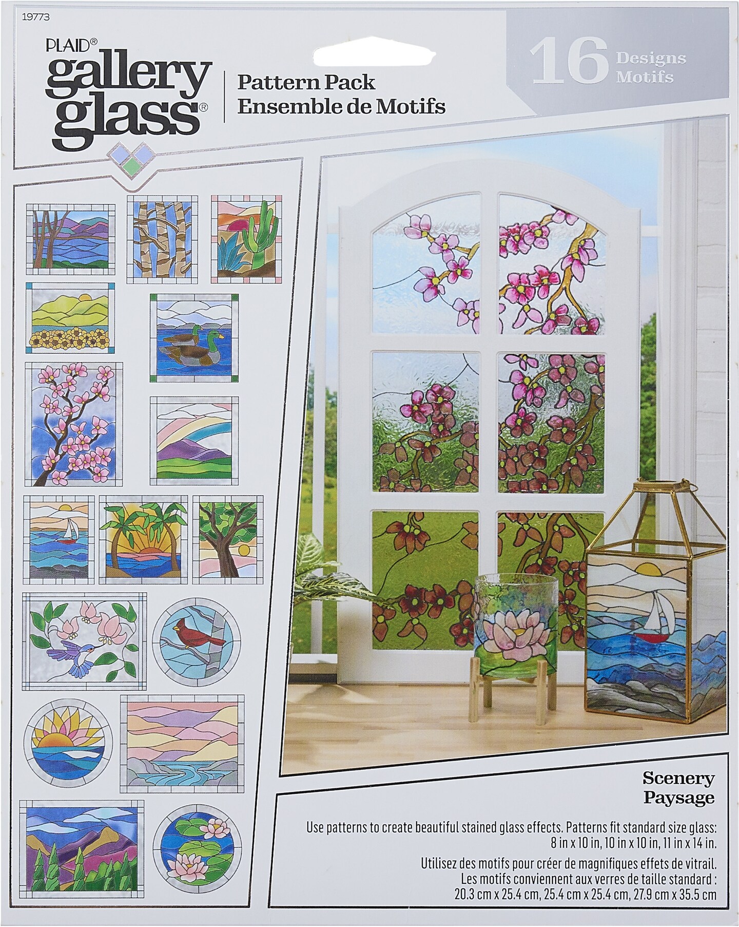 Plaid Basic Gallery Glass Paint Set