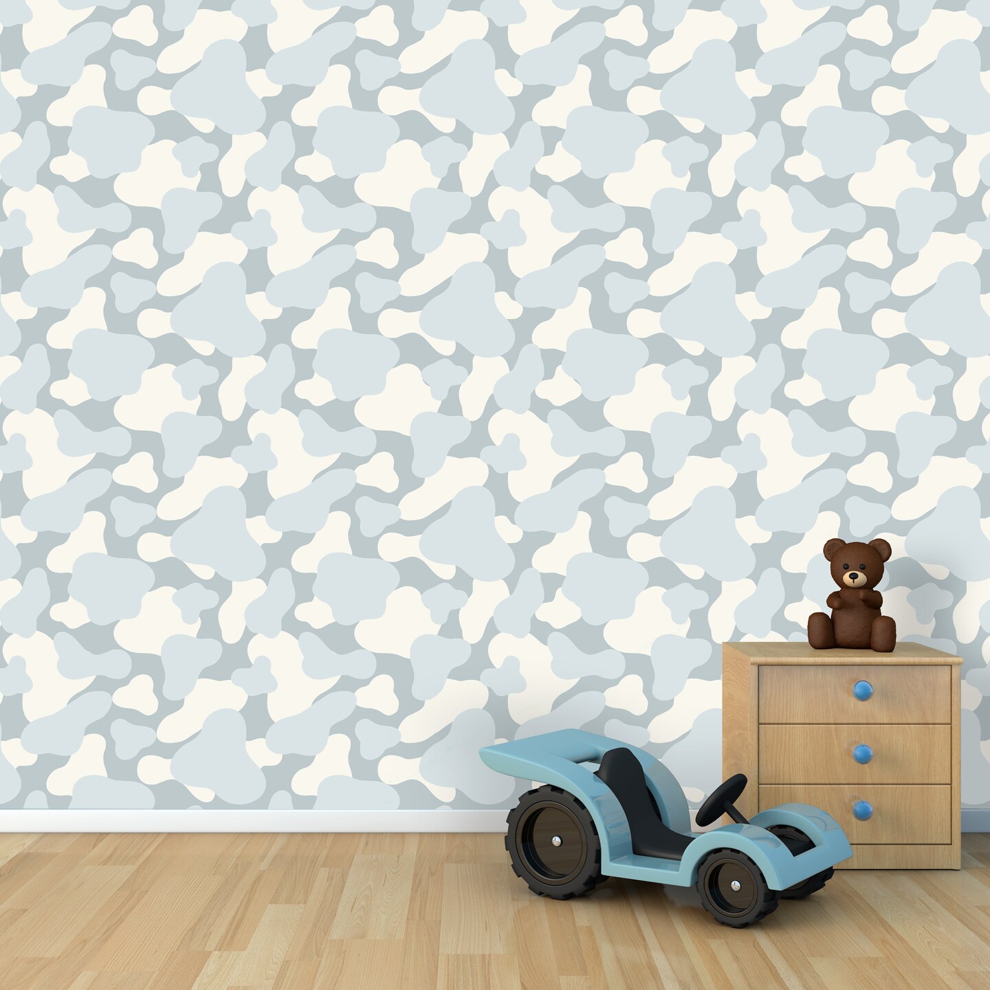 Cow Spots: Camoflage Wallpaper Wall Stencil | 3149 by Designer Stencils | Pattern Stencils | Reusable Stencils for Painting | Safe &#x26; Reusable Template for Wall Decor | Try This Stencil Instead of a Wallpaper | Easy to Use &#x26; Clean Art Stencil Pattern