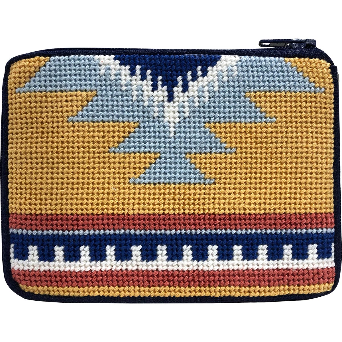 Stitch & Zip Needlepoint Coin Purse Kit- Southwest