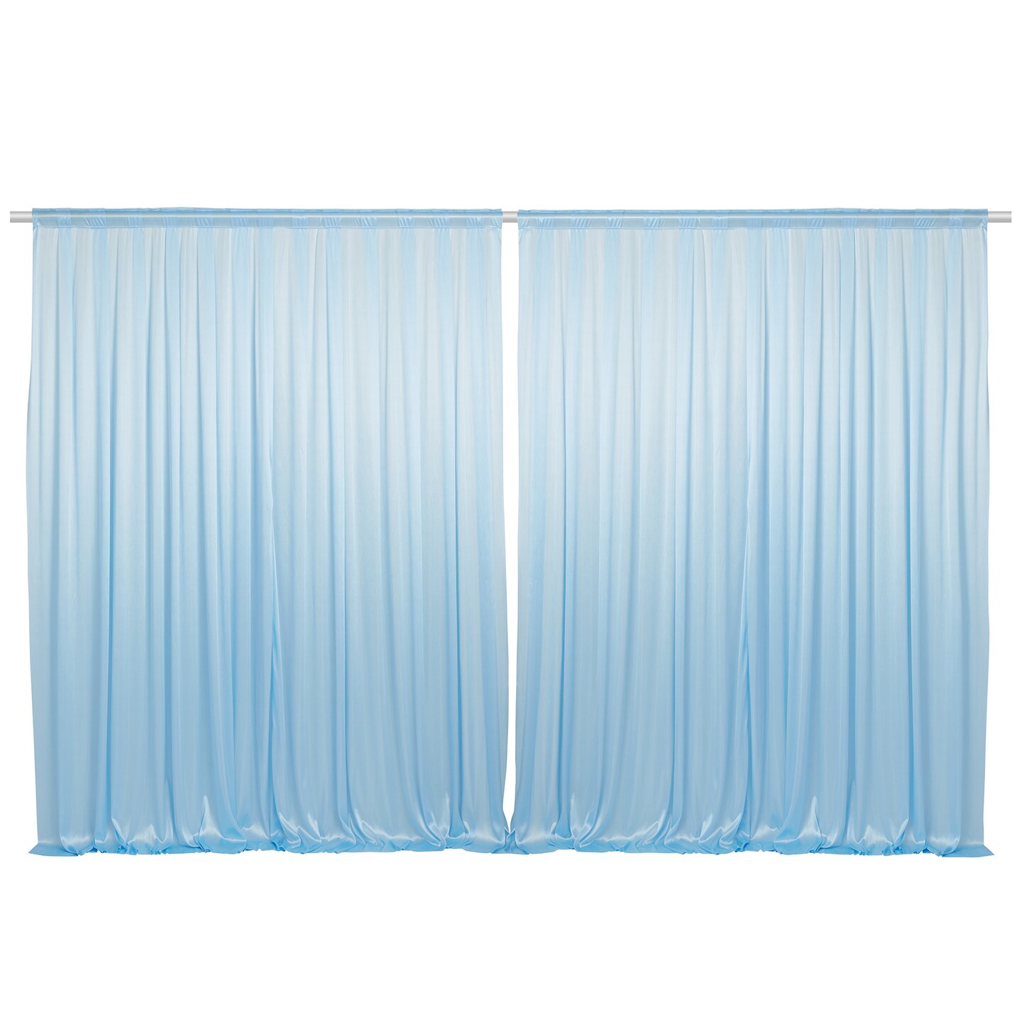 Lann's Linens (Set of 2) Photography Backdrop Curtains - Split Background for Wedding, Party or Photo Booth