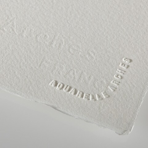ARCHES WATERCOLOUR COLD PRESSED NATURAL WHITE 400LB 22X30