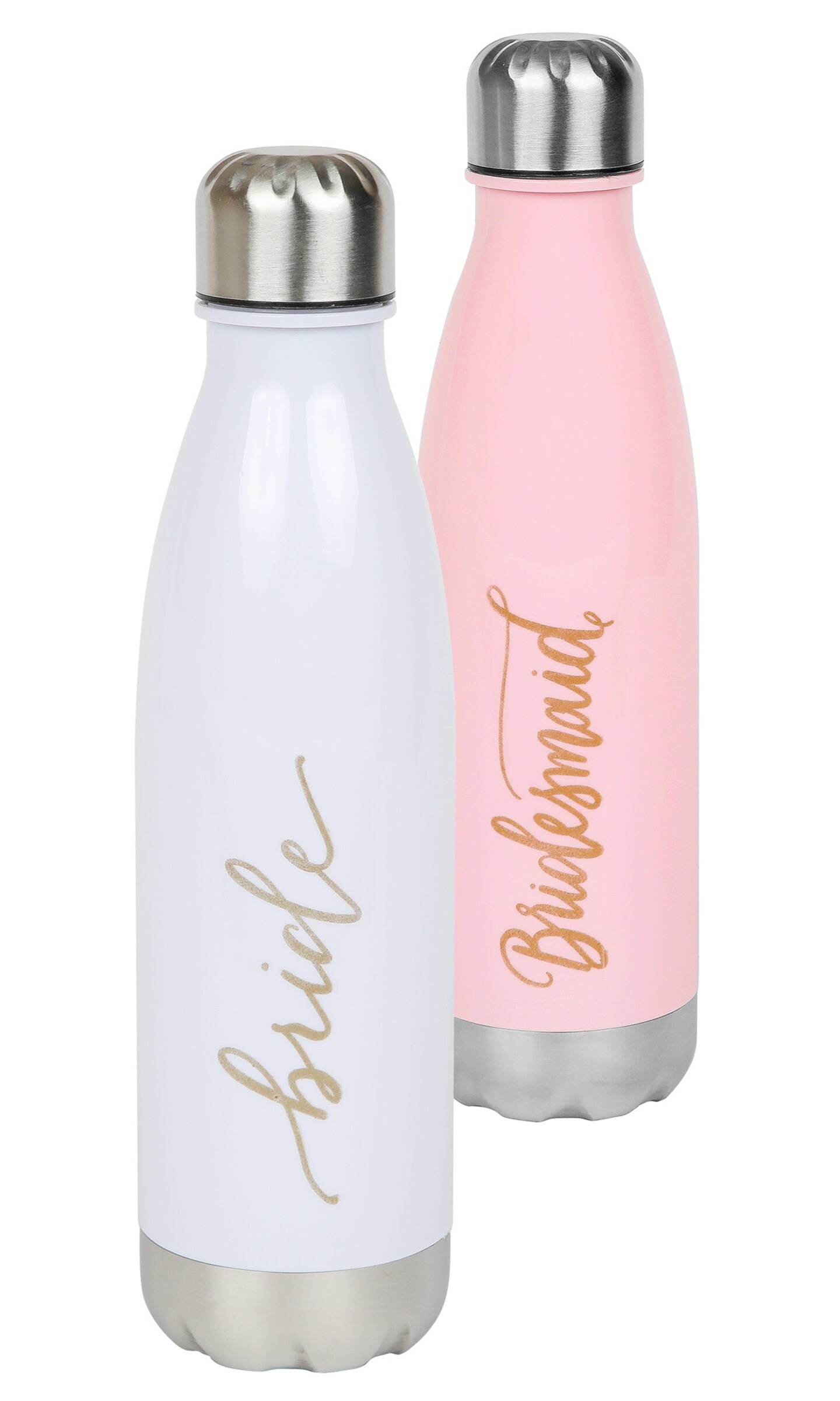 17 oz. Bridesmaid Water Bottle (Hot Pink)