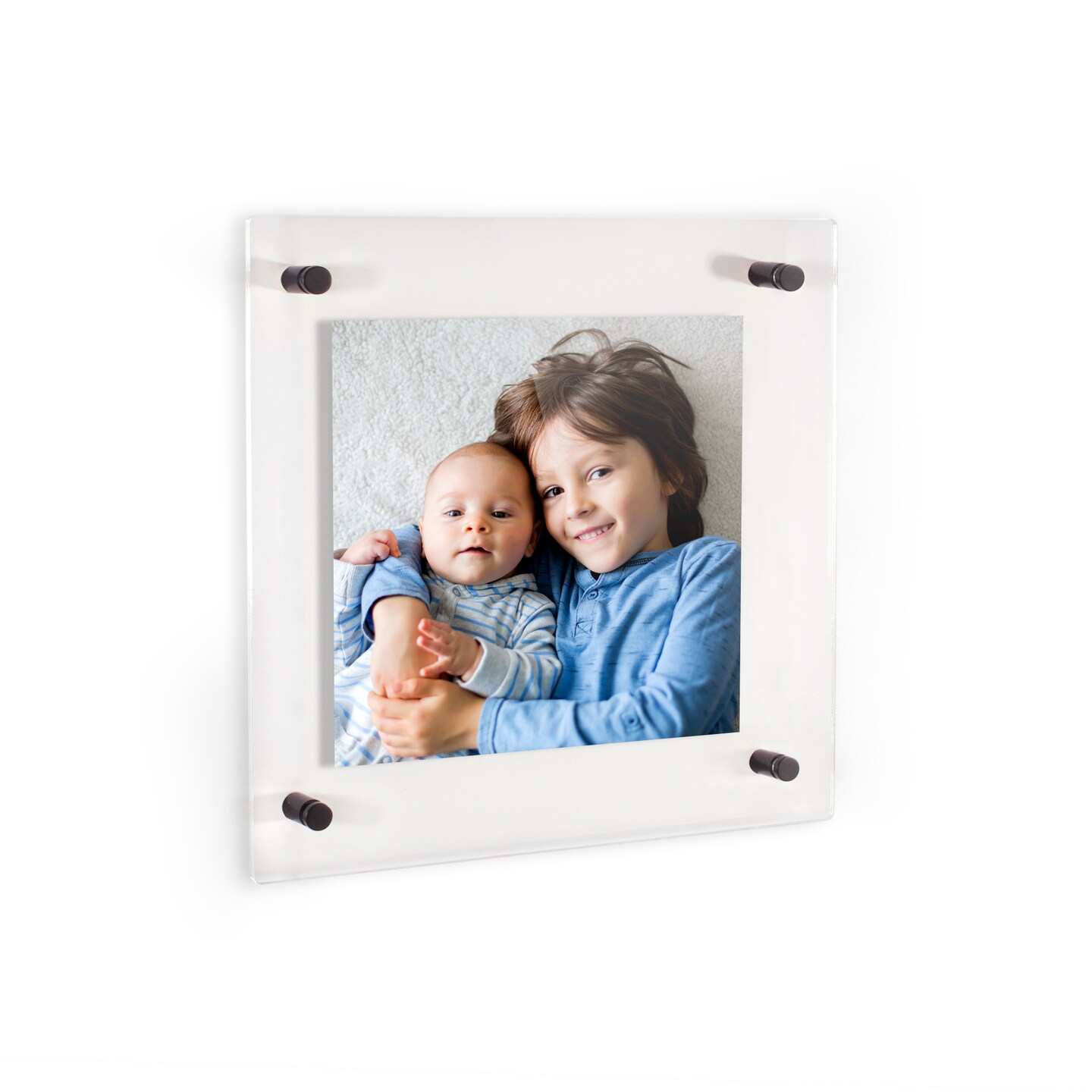 Acrylic Block 18x18 Wall-Mounted Picture Frame