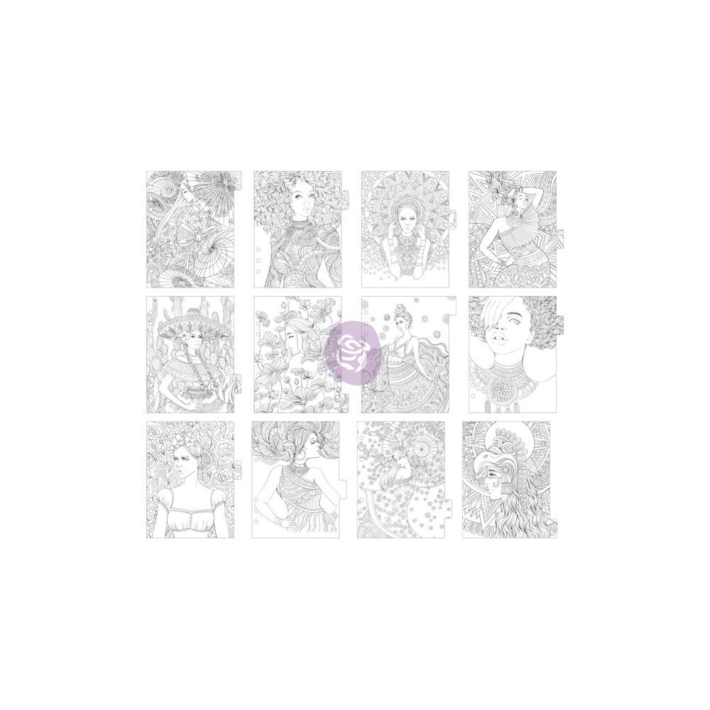 Prima Marketing Inc My Prima Planner Embelishments - Prima Princesses Dividers 655350592806