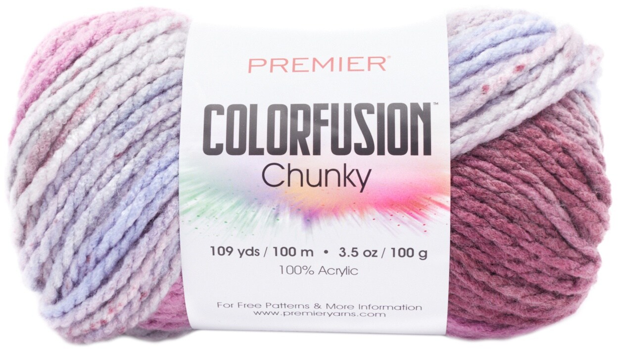 Premier Colorfusion Chunky Yarn-Berries &#x26; Cream