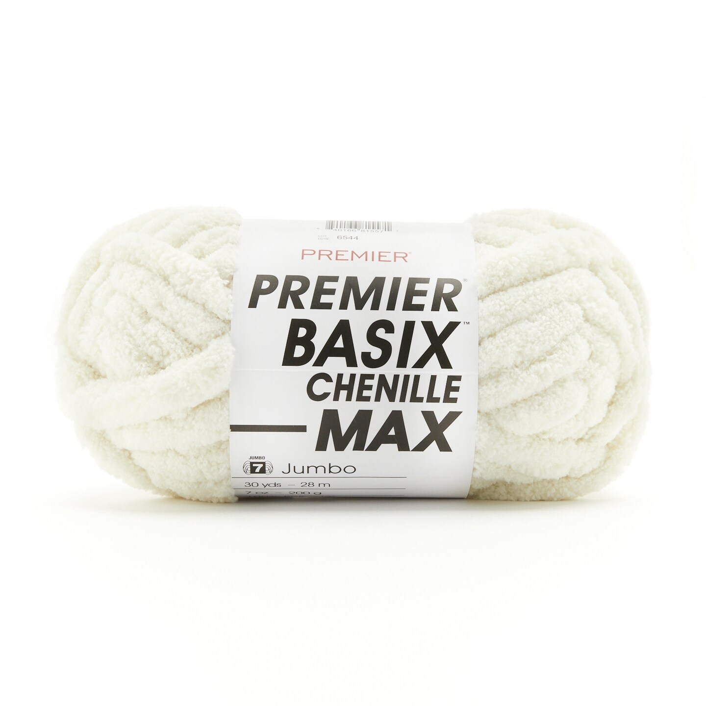 Premier Basix Chenille Max Yarn-Winter White