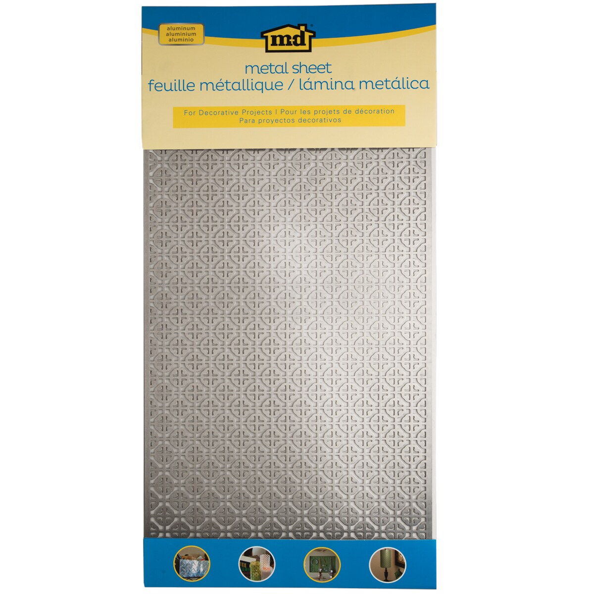 M-D Aluminum Metal Sheet 12&#x22;X24&#x22;