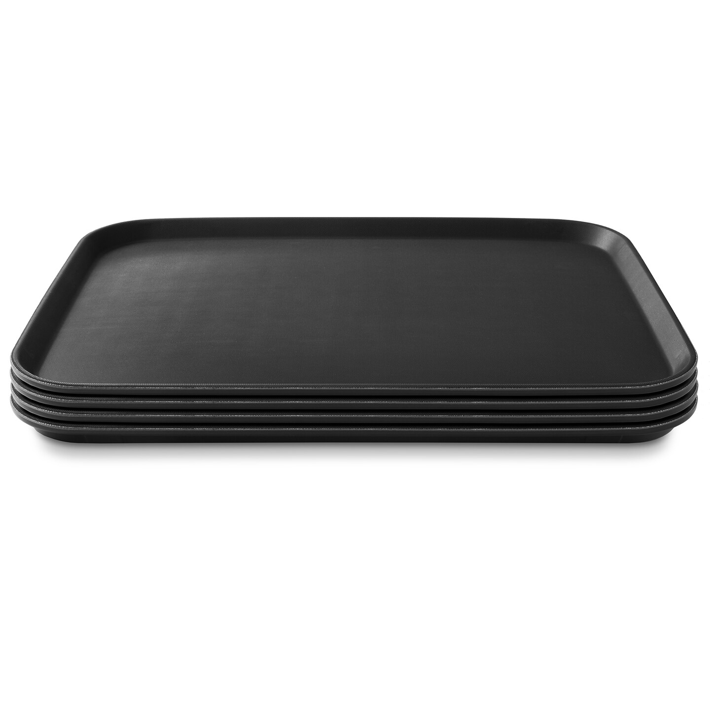 Jubilee (Set of 4) Rectangular Restaurant Serving Trays NSF Certified NonSlip Food Service