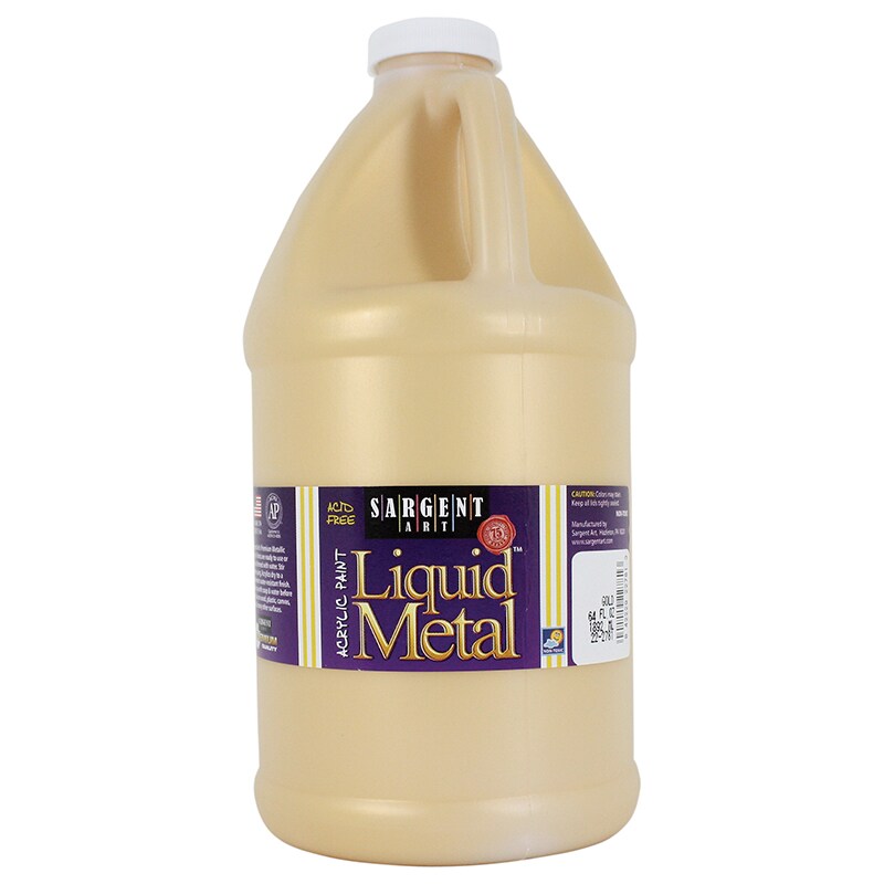 Liquid Metal&#x2122; Acrylic Paint, Gold, 64 Oz. Bottle