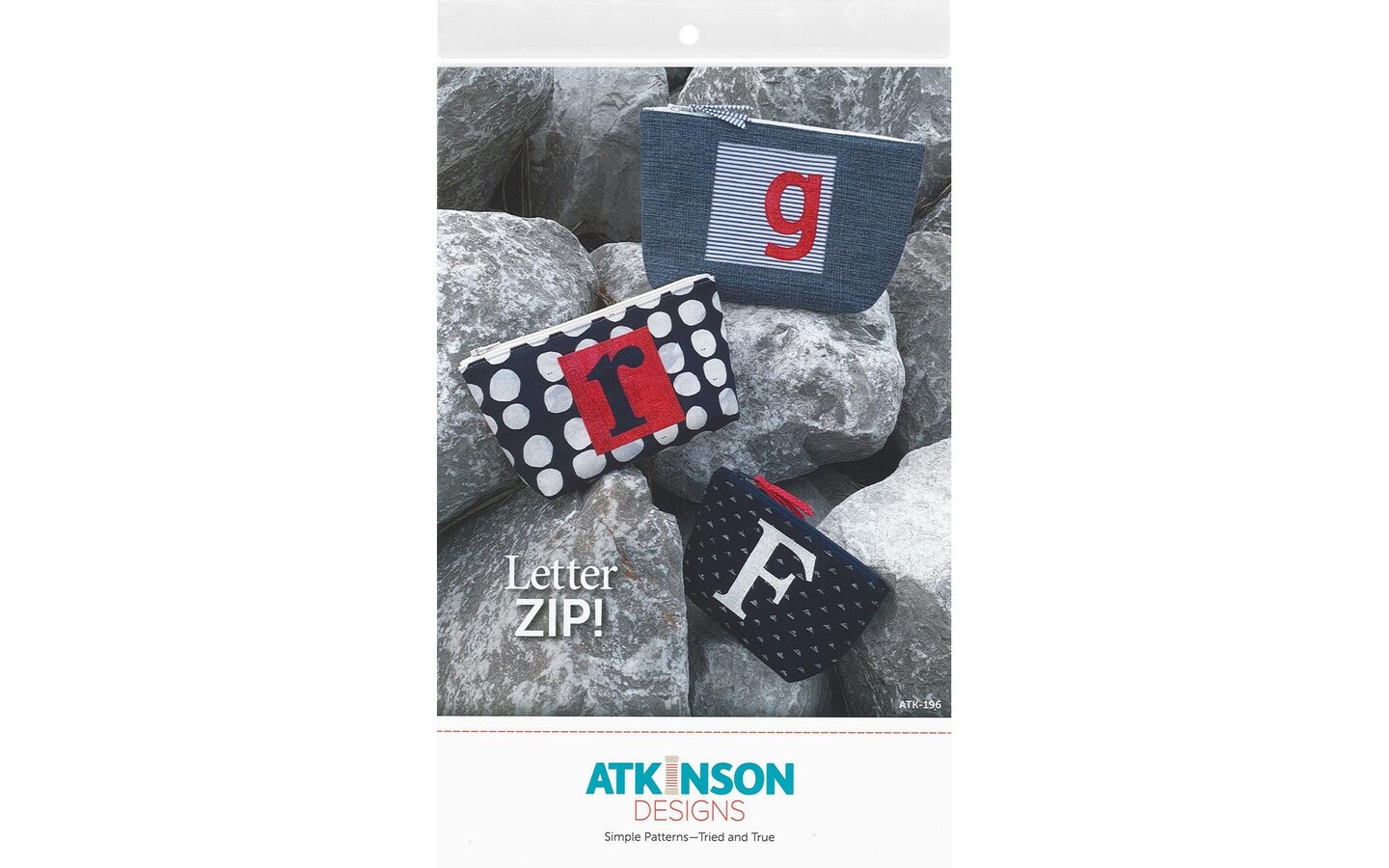 Atkinson Zip Atkinson Designs Letter Zip Ptrn, Count: 1, Model: ATK196 | Michaels