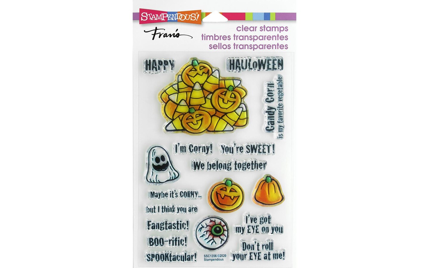 Stampendous Clear Stamp Fran&#x27;s Corny Sweets