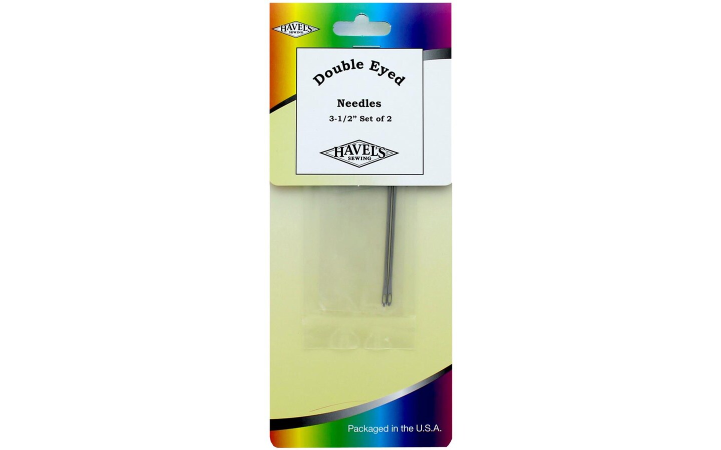Havel&#x27;s Inc. Double Eyed Needles 3.5&#x22; 2Pc