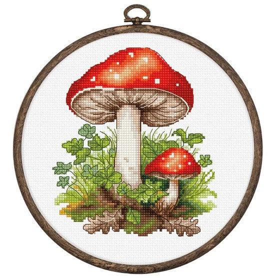 Amanita Muscaria BC232L Counted Cross-Stitch Kit