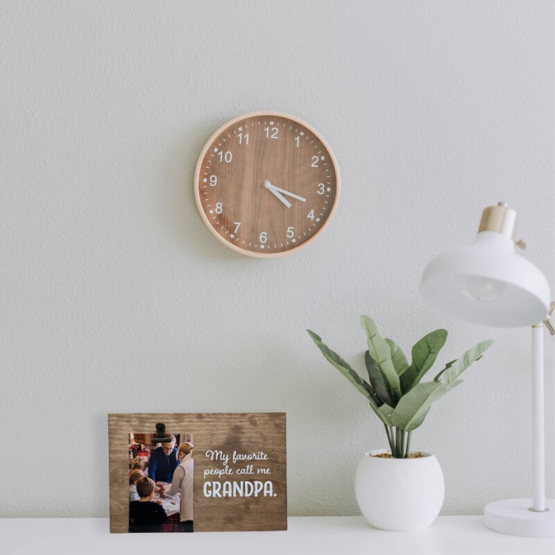 Decorative Wood Clip Frame: Grandpa