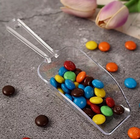 12 PCS Clear Candy Scoopers