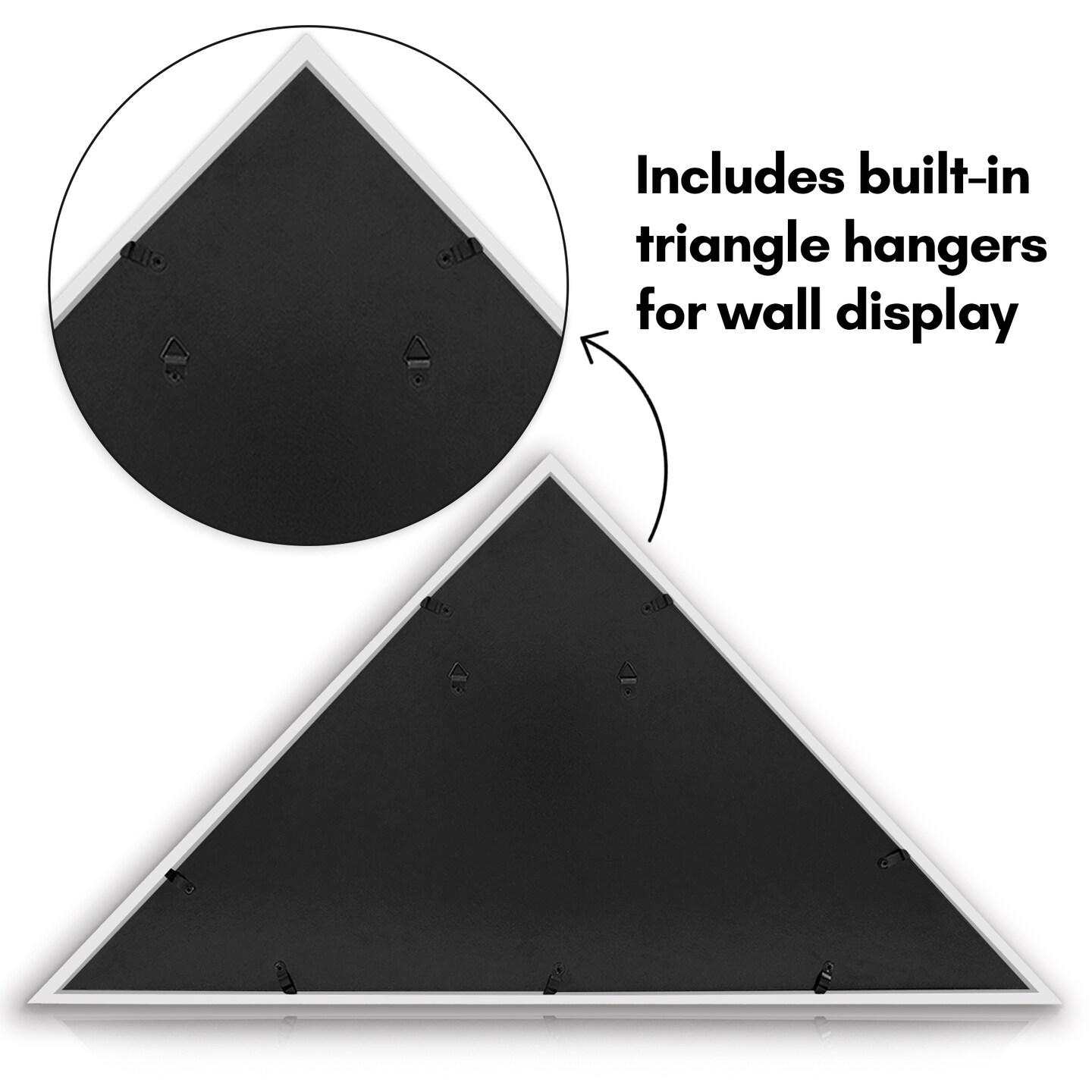 Americanflat Large Flag Display Case for Burial or Memorial Flag - Fits Folded 5x9.5 or 3.5 Flag - Elegant Military Flag Display Case - Plexiglass Cover - Triangle Hanging Hardware