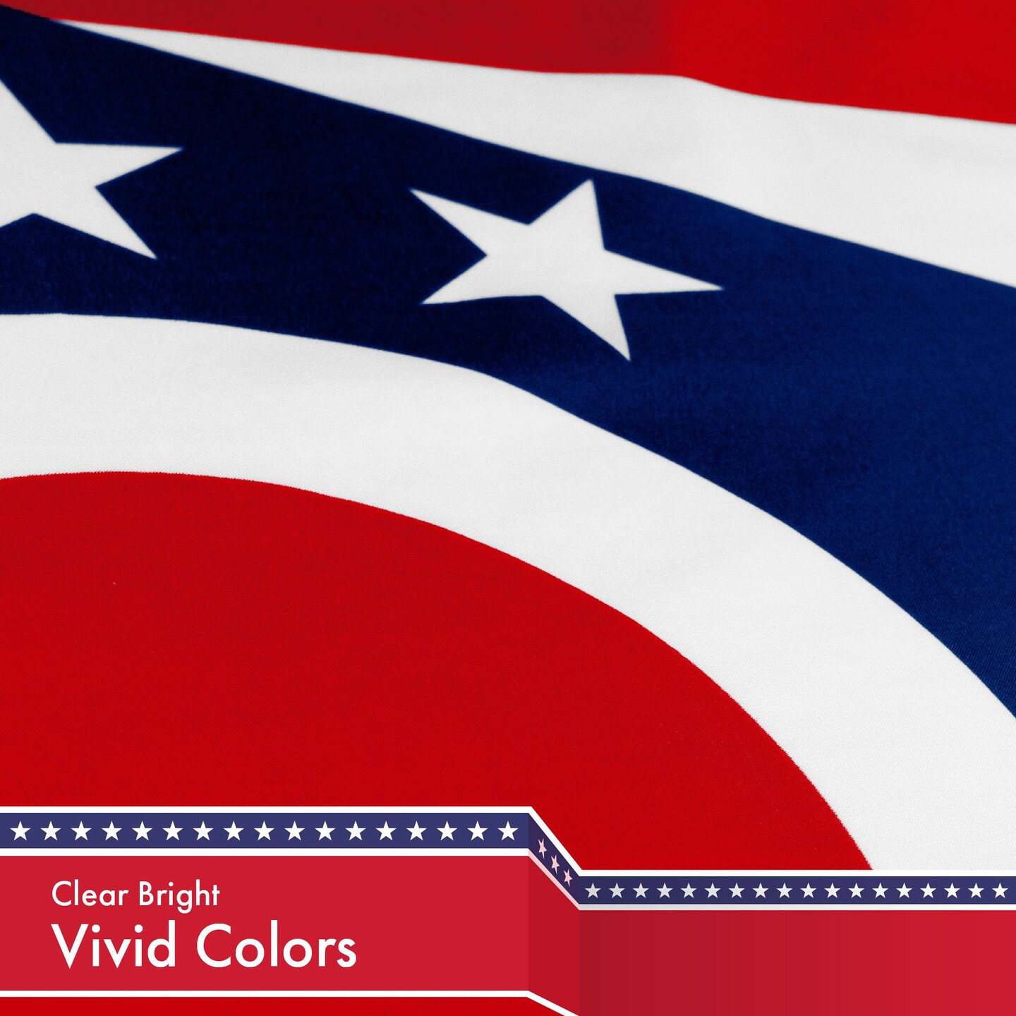 G128 Combo Pack: USA American Flag 3x5 Ft 150D Printed Stars &#x26; Ohio State Flag 3x5 Ft 150D Printed