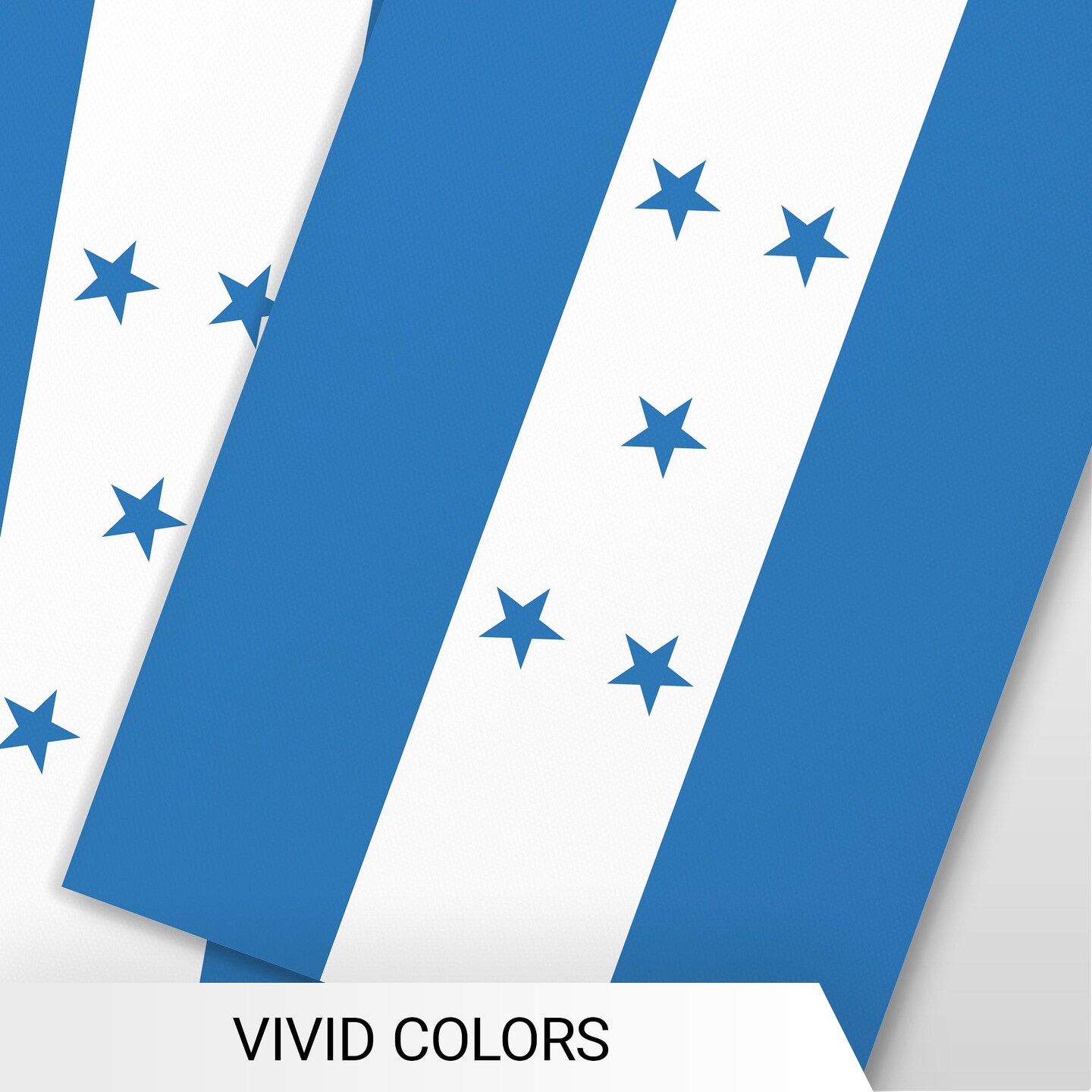 G128 Honduras &#x9;Honduran Bunting Banner | Flag 8.2 x 5.5 Inch, Full String 33 Feet | Printed 150D Polyester, Decorations For Bar, School, Festival Events Celebration