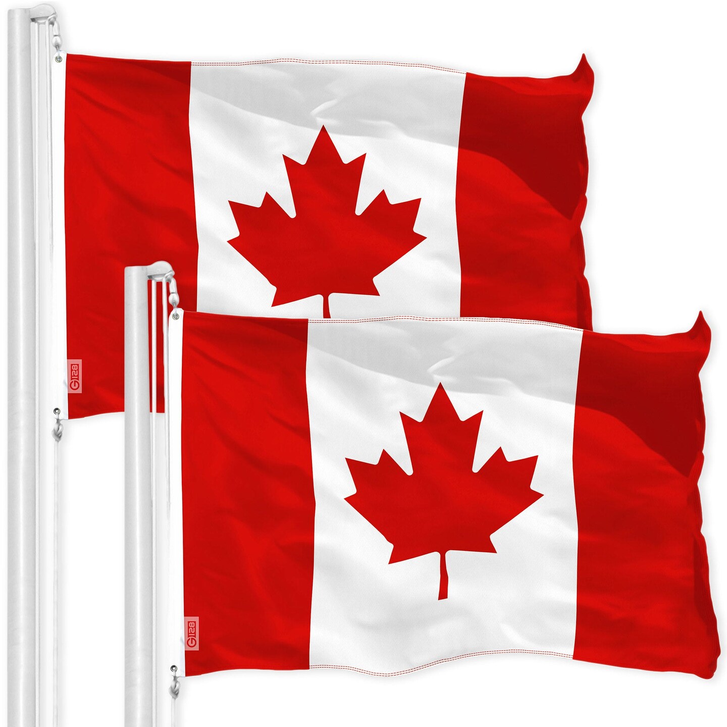 Canada Canadian Flag 3x5 Ft 2-Pack 150D Printed Polyester By G128